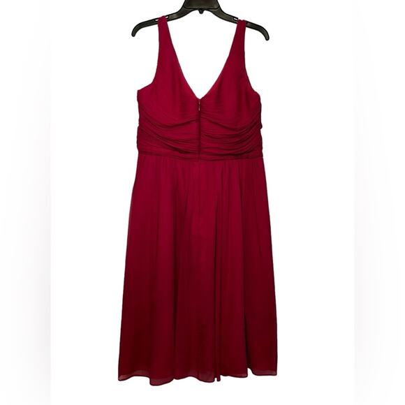 J. Crew Heidi Raspberry Cocktail Dress - 14 Tall - Picture 4 of 15